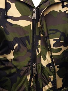 Men's Winter Parka Jacket Camo-Green Bolf 1968