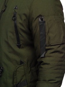 Men's Winter Parka Jacket Green Bolf 1068