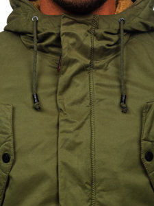 Men's Winter Parka Jacket Green Bolf 1794