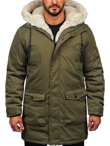 Men's Winter Parka Jacket Khaki Bolf 5M120