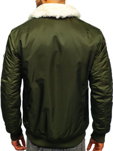 Men's Winter Pilot Jacket Green Bolf 1787