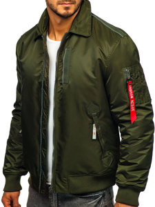 Men's Winter Pilot Jacket Green Bolf 1787