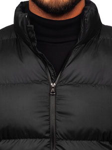 Men's Winter Quilted Jacket Black Bolf 0025