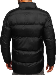 Men's Winter Quilted Jacket Black Bolf 0025