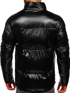 Men's Winter Quilted Jacket Black Bolf 1188