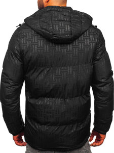 Men’s Winter Quilted Jacket Black Bolf 3B112