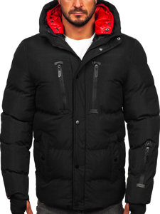 Men's Winter Quilted Jacket Black Bolf 5M771