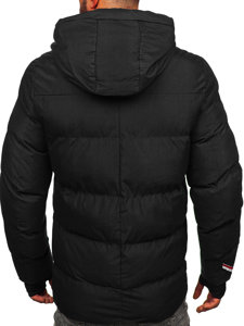 Men's Winter Quilted Jacket Black Bolf 5M771