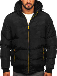 Men's Winter Quilted Jacket Black Bolf 7270