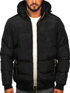 Men's Winter Quilted Jacket Black Bolf 7270