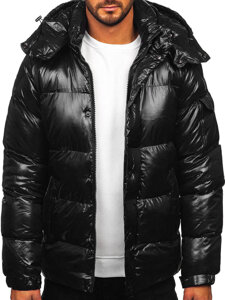 Men's Winter Quilted Jacket Black Bolf 9970