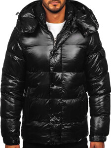 Men's Winter Quilted Jacket Black Bolf 9970