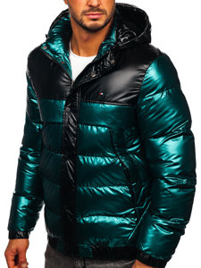 Men's Winter Quilted Jacket Green Bolf 2146