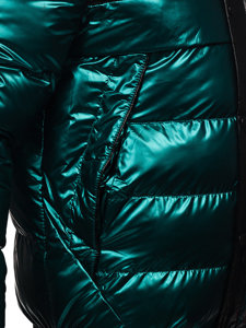 Men's Winter Quilted Jacket Green Bolf 2146