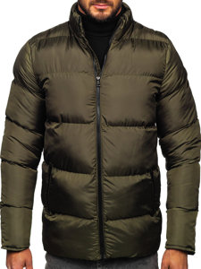 Men's Winter Quilted Jacket Khaki Bolf 0025