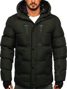 Men's Winter Quilted Jacket Khaki Bolf 5M771