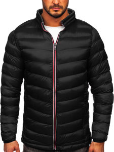 Men's Winter Quilted Sport Jacket Black Bolf 1100