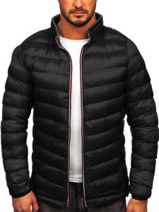 Men's Winter Quilted Sport Jacket Black Bolf 1100