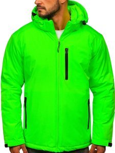 Men's Winter Sport Jacket Green-Neon Bolf HH011