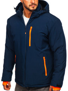 Men's Winter Sport Jacket Navy Blue Bolf HH011