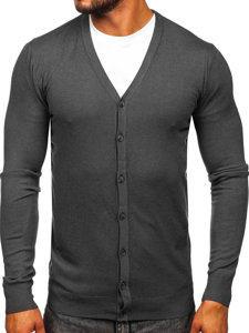 Men's Zip Cardigan Anthracite Bolf MM6006