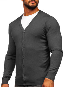 Men's Zip Cardigan Anthracite Bolf MM6006