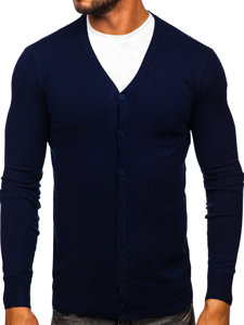 Men's Zip Cardigan Navy Blue Bolf MM6006