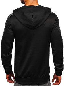 Men's Zip Hoodie Black Bolf 27B8121