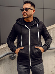 Men's Zip Hoodie Black Bolf HW2787