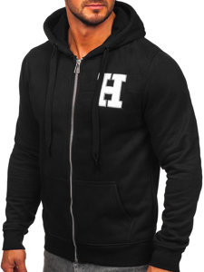 Men's Zip Hoodie Black Bolf MF2006