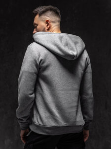 Men's Zip Hoodie Dark Grey Bolf HW2787A1