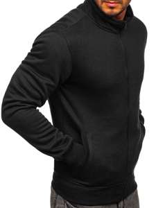 Men's Zip Stand Up Sweatshirt Black Bolf B2002