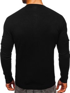 Men's Zip Sweater Black Bolf YY06