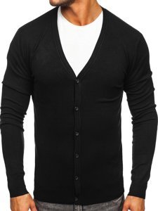 Men's Zip Sweater Black Bolf YY06