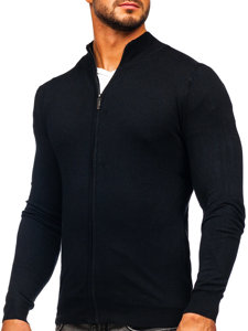 Men's Zip Sweater Black Bolf YY07