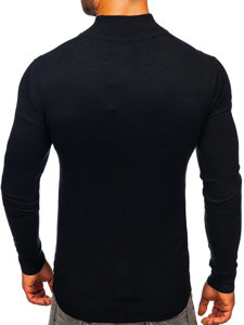 Men's Zip Sweater Black Bolf YY07