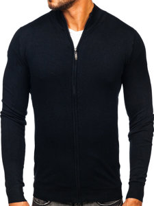 Men's Zip Sweater Black Bolf YY07