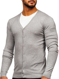 Men's Zip Sweater Grey Bolf YY06