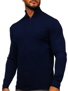 Men's Zip Sweater Navy Blue Bolf MM6004