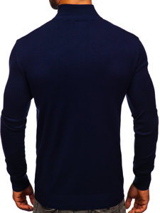 Men's Zip Sweater Navy Blue Bolf MM6004