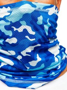 Snood Scarf Camo Blue Bolf YW0504M