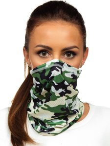 Snood Scarf Camo Khaki YW0506