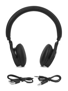 Stereo Headphones Bluetooth Black QBM-68