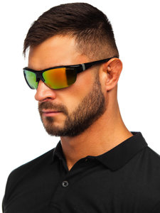 Sunglasses Black-Golden Bolf PLS6