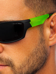 Sunglasses Black-Green Bolf MIAMI13