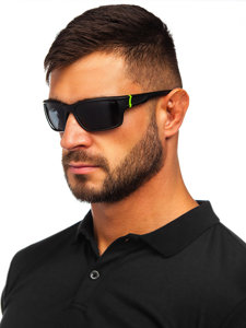 Sunglasses Black-Green Bolf MIAMI6