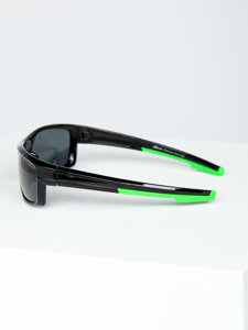 Sunglasses Black-Green Bolf MIAMI7