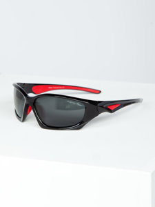 Sunglasses Black-Red Bolf MIAMI4