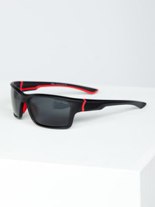 Sunglasses Black-Red Bolf MIAMI6