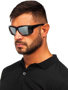 Sunglasses Black-Silver Bolf PLS7